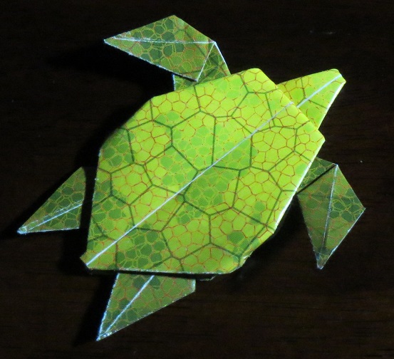 Turtle Printable Origami Instructions